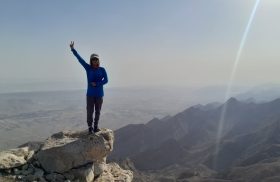 صعود سرعتی کوهنورد لاری به قله ۲۰۹۲ متری بُن مُرُک گراش